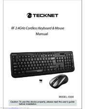 Tecknet X300 Manuals | ManualsLib