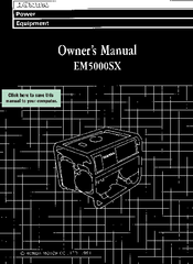 Honda EM5000SX Manuals | ManualsLib