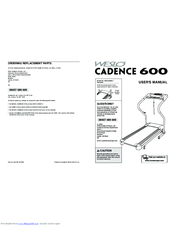 weslo cadence 600