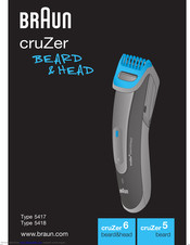 Braun Cruzer6 Beard Head User Manual Pdf Download