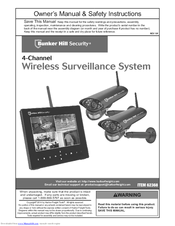 bunker hill security 4 channel wireless surveillance system