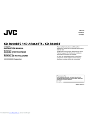 Jvc KD-R860BT Manuals | ManualsLib