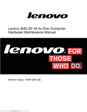 Lenovo B40 30 Hardware Maintenance Manual Pdf Download Manualslib