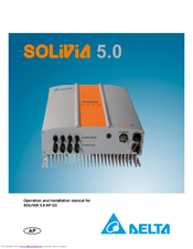 Delta Solivia 5 0 Ap G3 Manuals Manualslib