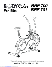 body rider brf700 upright fan bike