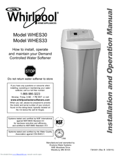whirlpool installation softener manualslib