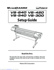 Roland VS-540 Manuals | ManualsLib