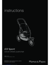 armadillo sport 3 wheel pushchair