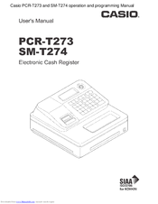 Casio PCR-T273 Manuals | ManualsLib