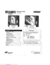 Schlage Fe595 Parts Diagram : Tx 0800 Deadbolt Lock Replacement Parts
