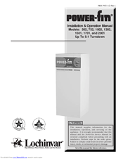 Lochinvar Power-fin 1501 Manuals | ManualsLib