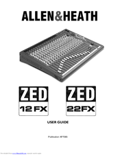 Allen And Heath Zed 24 User Manual