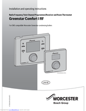 Worcester Greenstar Comfort I Rf Manuals Manualslib