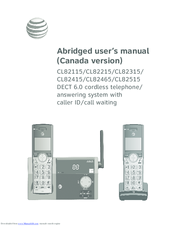 At&t CL82415 Manuals | ManualsLib