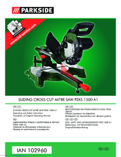 parkside pzks 1500 a1 manual - scie onglet parkside lidl