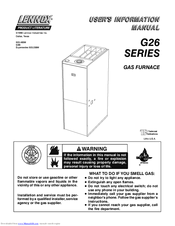 Lennox G26 Series Manuals | ManualsLib