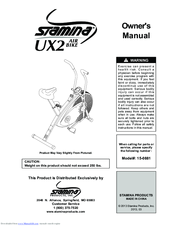 stamina ux2 air bike