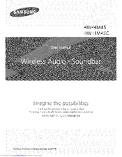 Samsung HW-HM45C Manuals | ManualsLib