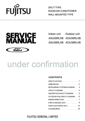Fujitsu AOU36RLXB Manuals | ManualsLib