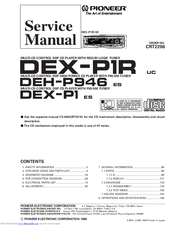 Pioneer DEX-P1 Manuals | ManualsLib