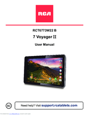 Rca Rct6773w22 B 7 Voyager Ii User Manual Pdf Download Manualslib