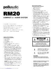 polk audio rm20