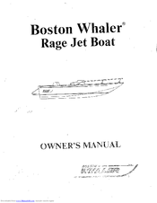 Boston Whaler Rage Owner S Manual Pdf Download Manualslib