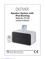 denver speaker system with ipod docking