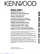 Kenwood KSC-SW1 Manuals | ManualsLib