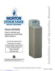 Morton Salt Company 34m Wtr Softener Unit Msd34c Water Conditioner Morton Http Www Amazon Com Dp B000mtkahm Ref Cm Sw R Pi Water Softener Softener Hard Water