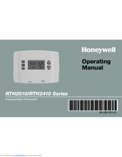 Honeywell RTH2410 Series Manuals | ManualsLib