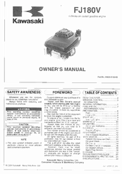 Kawasaki FJ180V - Manuals | ManualsLib