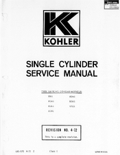 Kohler K301 Manuals | ManualsLib