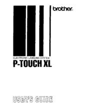 35 Brother Pt 90 Label Maker Manual