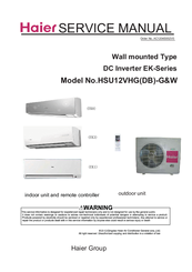 Haier Hsu12vhg Db G Users Manual