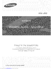 Samsung HW-J450 Manuals | ManualsLib