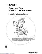 Hitachi C10FCH Manuals | ManualsLib