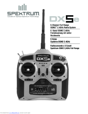 Spektrum DX5e Manuals | ManualsLib