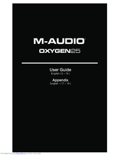 M-audio Oxygen 61 Manuals | ManualsLib