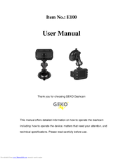 Geko E100 Manuals | ManualsLib