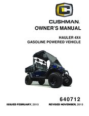 Cushman HAULER 4X4 Manuals | ManualsLib