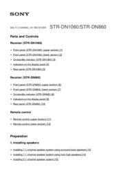 Sony Str Dn1030 Manual Download