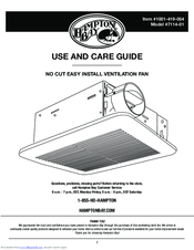 Hampton bay 7114-01 Manuals | ManualsLib