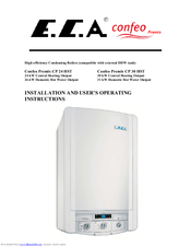 E C A Confeo Premix Cp 24 Hst Installation And User S Operating Instructions Pdf Download Manualslib