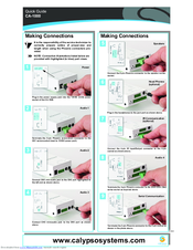 Calypso CA-1000 Manuals | ManualsLib