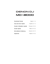 Denon MCX8000 Manuals | ManualsLib