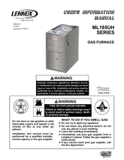Lennox ML180UH SERIES Manuals | ManualsLib