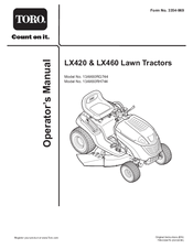Toro LX460 Manuals | ManualsLib