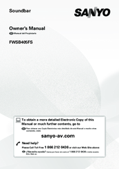 Sanyo FWSB405F Manuals | ManualsLib