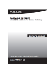 Craig CMA3581 Manuals | ManualsLib